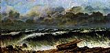 The waves by Gustave Courbet